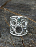 Labradorite and Silver Ring