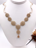 14 KT Gold Filled Crocheted Wire Necklace