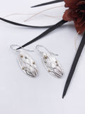 Silver and Gold Dangle Earrings