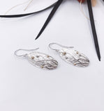 Silver and Gold Dangle Earrings