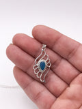 Australian Opal Teardrop Pendant of