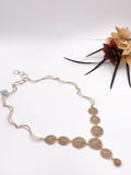 14 KT Gold Filled Crocheted Wire Necklace