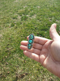 #8 Turquoise and Silver Boho Ring