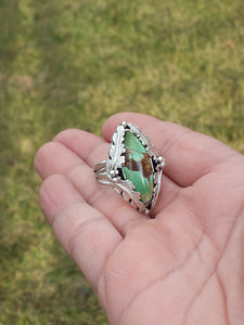 Royston Turquoise and Silver Cocktail Ring