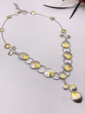 Keum Boo Gold and Silver Petal Necklace