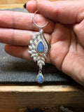 Australian Opal Teardrops Pendant