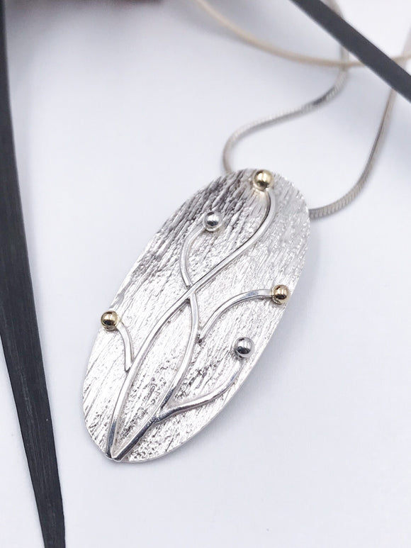 Silver and Gold Pendant