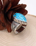 Whitewater Turquoise and Silver Ring