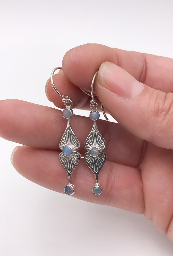 Australian Opal Earrings