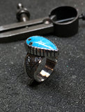 Whitewater Turquoise and Silver Ring