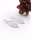 Argentium Silver Dangle Silhouette Earrings