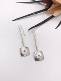 14k Gold and Silver Long Earrings