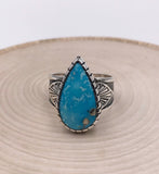 Whitewater Turquoise and Silver Ring