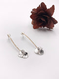 Silver and Gold Dangle Earrings
