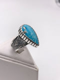 Whitewater Turquoise and Silver Ring