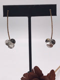 Silver and Gold Dangle Earrings