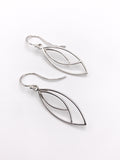 Argentium Silver Dangle Silhouette Earrings